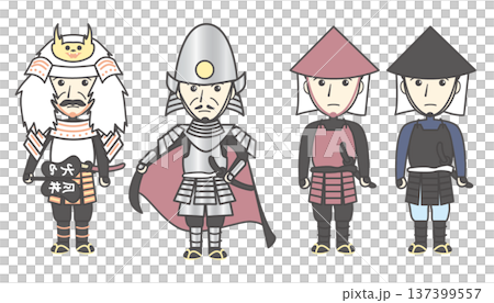 戰國時代武將與士兵插畫集(織田信長、武田信玄、盔甲、武士、軍事) 戰國時代武將與士兵插畫集(織田信長、武田信玄、盔甲、武士、軍事) 137399557