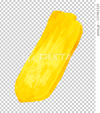 Dried sweet potato hand-drawn watercolor illustration material 137401520
