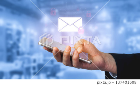 Secure email communication and private message encryption for data protection. Fermion 137401609
