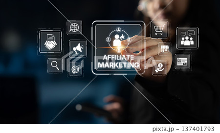 Affiliate Marketing Strategy Online Promotion for Passive Income Growth Spline 137401793