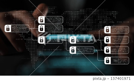Blockchain Data Structure and Cryptographic Security Chain Marrow 137401971
