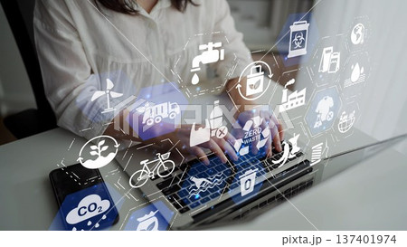 Zero Waste Concept for Environmental Sustainability Funnel 137401974