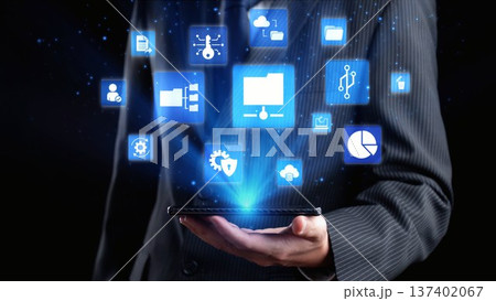 Managing online folders with digital cloud file organization and data security icons Gist Managing online folders with digital cloud file organization and data security icons Gist 137402067
