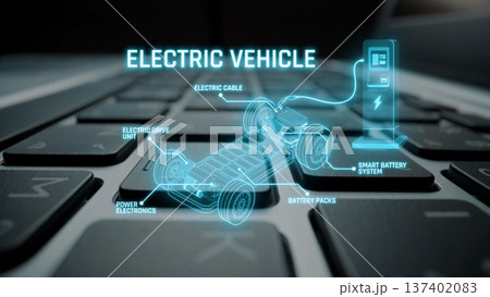 Electric Car Powertrain and Charging System Overview Marrow 137402083