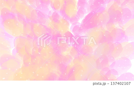 ピンク色の春らしいアブストラクト背景 137402107