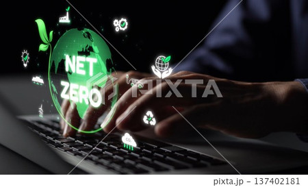 Sustainable Business with Net Zero Environmental Goals Muxer 137402181