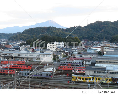 鉄路のある風景　後藤総合車両場　西日本旅客鉄道 137402188