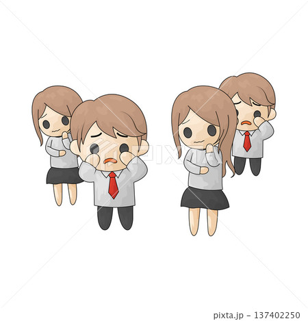 Illustration of People Stressed 137402250