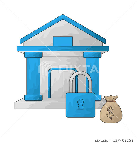 Illustration of Bank seizure 137402252