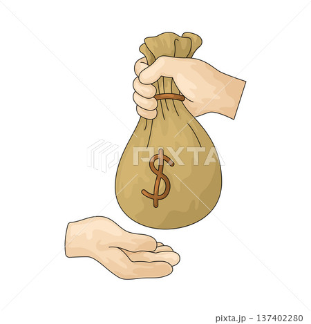 Illustration of Bribery Illustration of Bribery 137402280