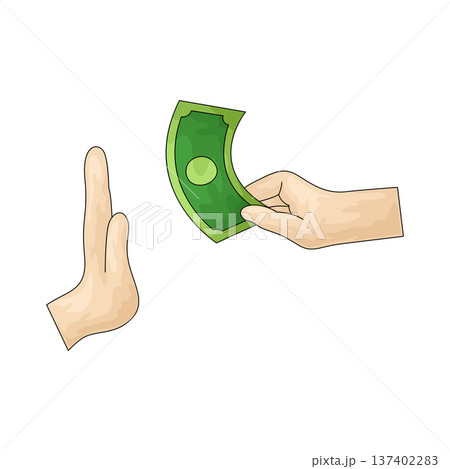 Illustration of No Corruption Illustration of No Corruption 137402283