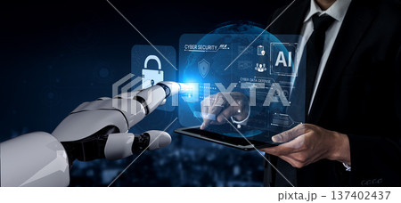 Generative AI showcasing its own cybersecurity and data defense platform. Fermion Generative AI showcasing its own cybersecurity and data defense platform. Fermion 137402437