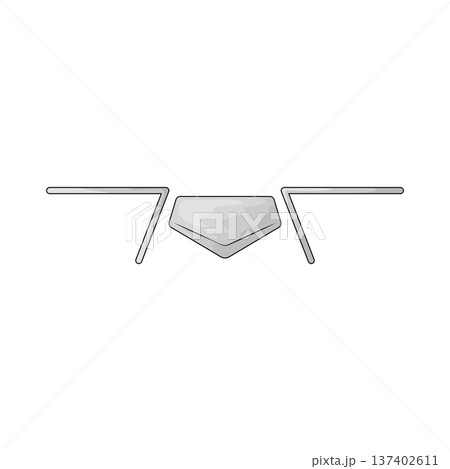 Illustration of Baseball Home Plate 137402611