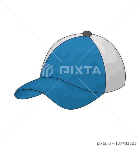 Illustration of Baseball Cap 137402623