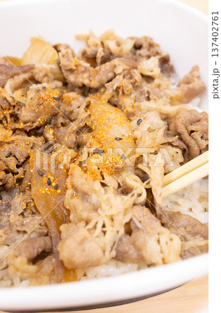 おいしい牛丼弁当 おいしい牛丼弁当 137402761