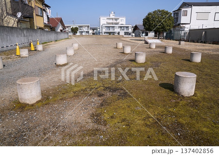 京都 向日市 長岡宮の朝堂院 楼閣(翔鸞楼)跡(初春) 京都 向日市 長岡宮の朝堂院 楼閣(翔鸞楼)跡(初春) 137402856