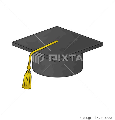 Illustration of Graduation Cap 137403288