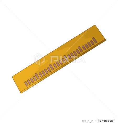 Illustration of ruler 137403301
