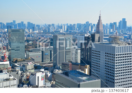 都市風景 東京 新宿区 千代田区 港区 都市風景 東京 新宿区 千代田区 港区 137403617