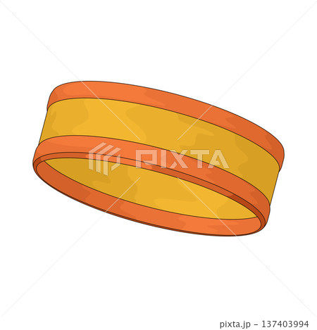 Illustration of Sweatband Illustration of Sweatband 137403994