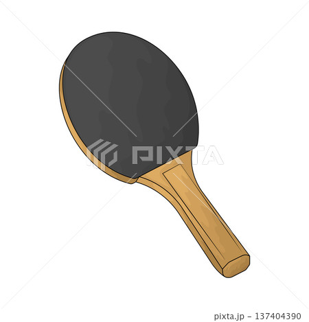 Illustration of Table Tennis Paddle 137404390