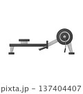 Illustration of Rowing Machine 137404407