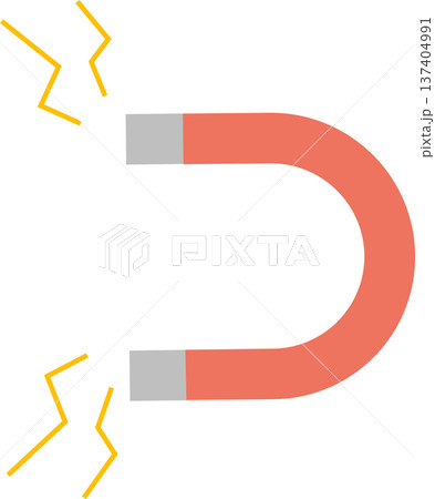 磁石のグラフィック素材イラスト 磁石のグラフィック素材イラスト 137404991