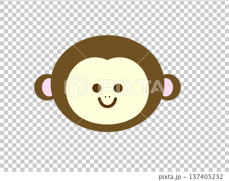Illustration of the monkey of the Chinese zodiac. Cute hand-drawn zodiac material. New Year's card/New Year's. Year of the monkey. Illustration of the monkey of the Chinese zodiac. Cute hand-drawn zodiac material. New Year's card/New Year's. Year of the monkey. 137405232