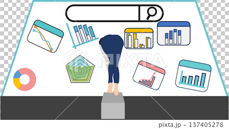 Data analysis illustration Data analysis illustration 137405278