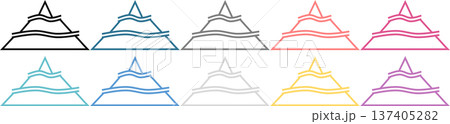 ハインリッヒの法則のグラフィック素材イラスト ハインリッヒの法則のグラフィック素材イラスト 137405282