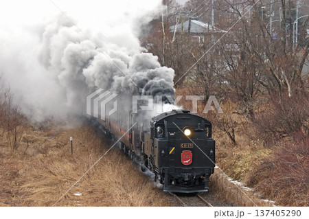 SL冬の湿原号　釧網本線　SL列車　蒸気機関車　C11 171 137405290
