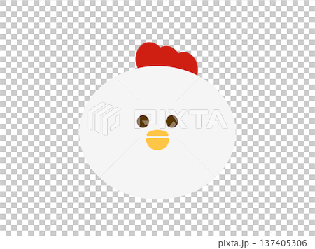 中國生肖鳥插圖。可愛的手繪生肖素材。新年賀卡/新年。雞年。雞。鳥。 中國生肖鳥插圖。可愛的手繪生肖素材。新年賀卡/新年。雞年。雞。鳥。 137405306