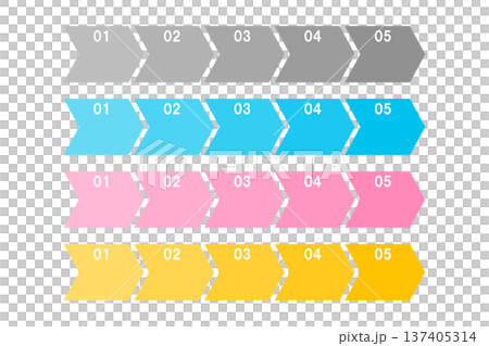 Flowcharts that can be used as infographics 137405314