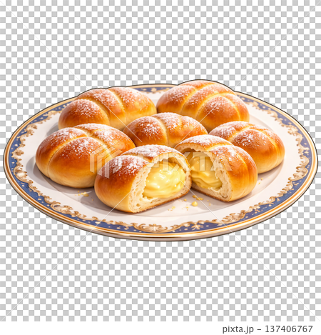 クリームパン 137406767