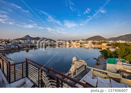 Pushkar is a town in the Ajmer district in the Indian state of Rajasthan. 137406807