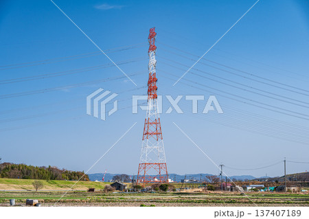 木津川風景　京都府城陽市　京田辺市 137407189