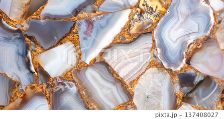 Expensive stone texture with a gold leaf, background in natural tone for personal design. Expensive stone texture with a gold leaf, background in natural tone for personal design. 137408027