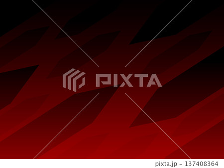 Abstract background with diagonal red geometric shapes on a dark gradient. A modern pattern with a sense of depth and motion, perfect for tech banners and creative digital art. 137408364