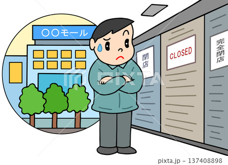 社会問題 - シャッター街・大型商業施設進出 137408898