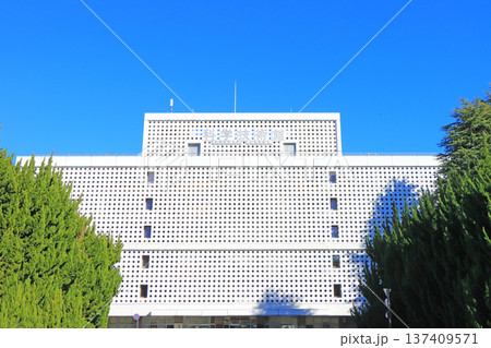 東京都千代田区、科学技術館の風景 137409571