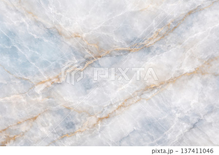 ブルー系大理石テクスチャ ゴールドベイン入り 137411046