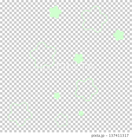 Light green simple cherry blossom background material Light green simple cherry blossom background material 137411317