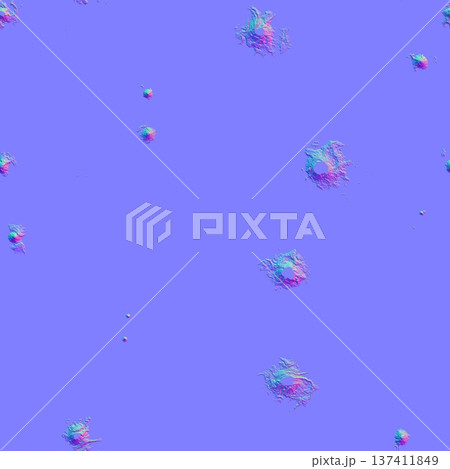 Impact Crater and Bullet Hole Surface Normal Mapのイラスト素材 [137411849] - PIXTA