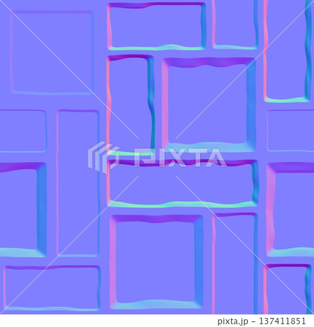 Deep Beveled Architectural Stone Normal Map Seamless 137411851