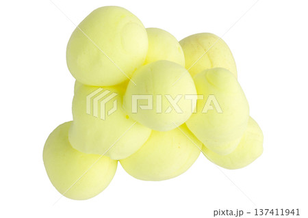 sphere pile plasticine color yellow clay...の写真素材 [137411941] - PIXTA
