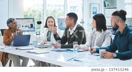 CEO, teamwork or group of business people in meeting planning in discussion for vision or mission. Collaboration, leadership or mentor talking or listening to project ideas with team of employees CEO, teamwork or group of business people in meeting planning in discussion for vision or mission. Collaboration, leadership or mentor talking or listening to project ideas with team of employees 137413246
