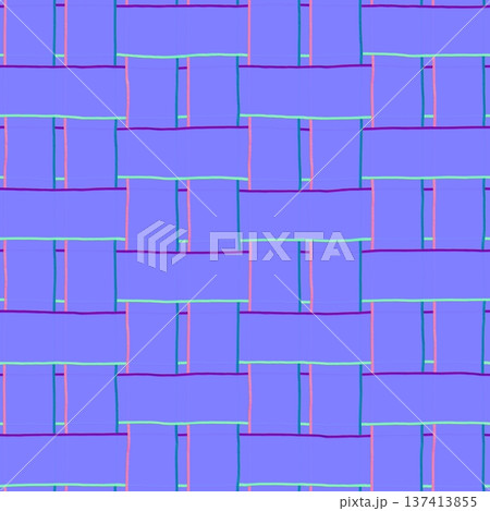 Interlocking Fabric Weave Normal Map Pattern Interlocking Fabric Weave Normal Map Pattern 137413855