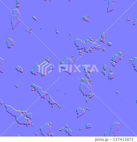 Scattered Island Map Silhouette Normal Map Texture Scattered Island Map Silhouette Normal Map Texture 137413872