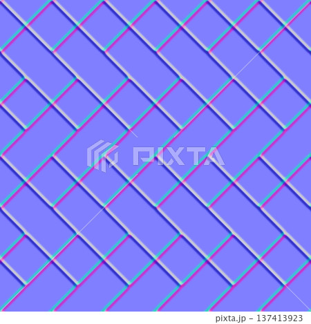 Clean Beveled Herringbone Tile Normal Map Clean Beveled Herringbone Tile Normal Map 137413923