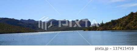 Autumn at Saguaro lake in Arizona Autumn at Saguaro lake in Arizona 137415459